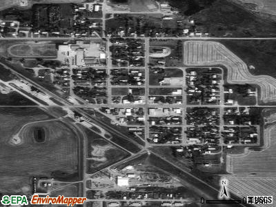 Glenburn satellite photo by USGS