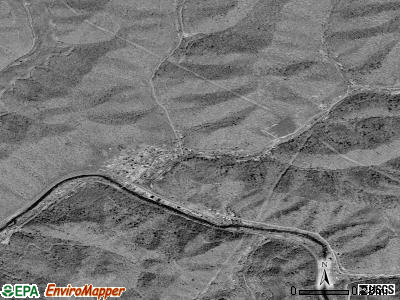 Davy satellite photo by USGS