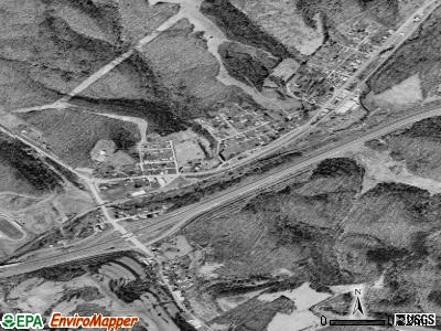 Ellenboro satellite photo by USGS