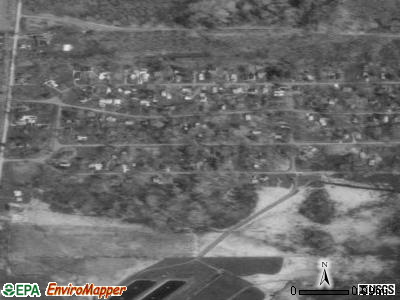 Aquilla satellite photo by USGS