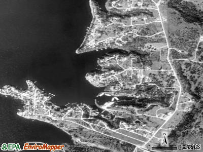 Lake Bridgeport satellite photo by USGS