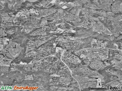 Colesville satellite photo by USGS
