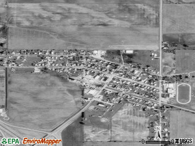 Vanlue satellite photo by USGS