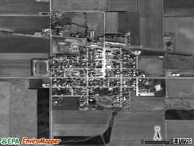 Hildreth satellite photo by USGS