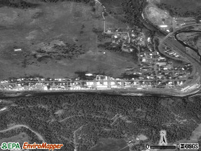 Kendrick satellite photo by USGS