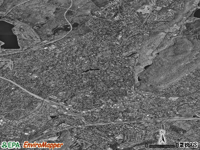 Millburn satellite photo by USGS