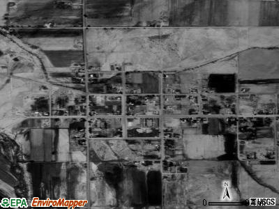 Medicine Lake satellite photo by USGS