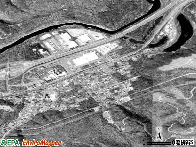Low Moor satellite photo by USGS