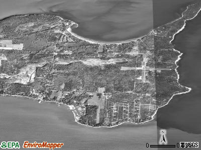 Kelleys Island satellite photo by USGS