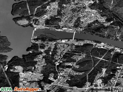 Rhodhiss satellite photo by USGS