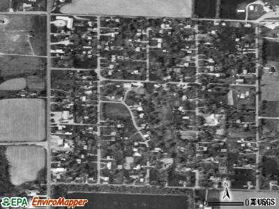 Bay View Gardens satellite photo by USGS