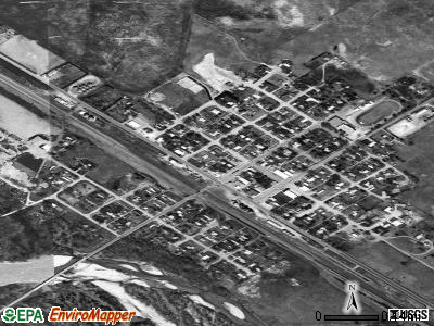 Brady satellite photo by USGS