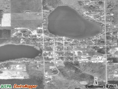 Lincoln satellite photo by USGS
