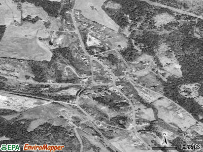 West Burke satellite photo by USGS