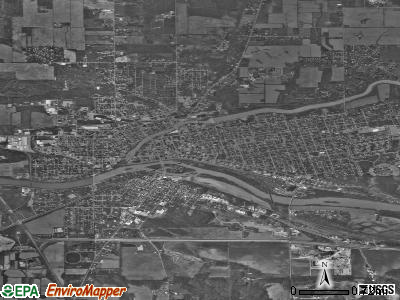 Logansport satellite photo by USGS