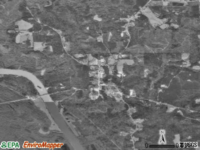 Coffeeville satellite photo by USGS