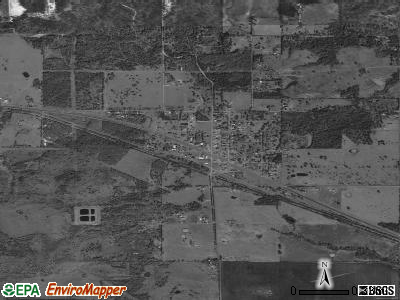 Millerton satellite photo by USGS