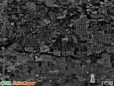 Colleyville satellite photo by USGS