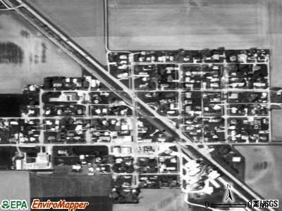 Hartsburg satellite photo by USGS