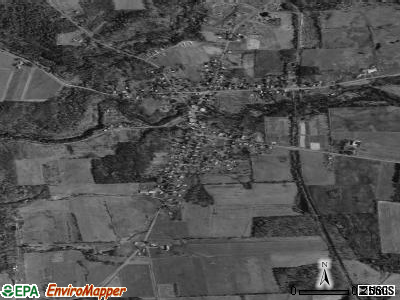 Burdett satellite photo by USGS