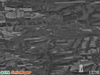 Snydertown satellite photo by USGS