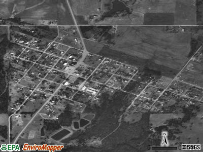 Agra satellite photo by USGS