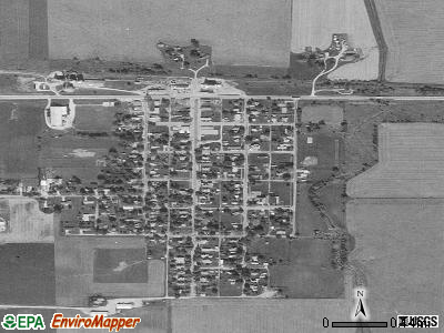 Bagley satellite photo by USGS