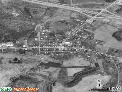 Corsica satellite photo by USGS
