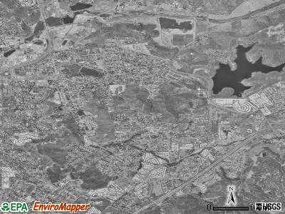 Lakeside satellite photo by USGS