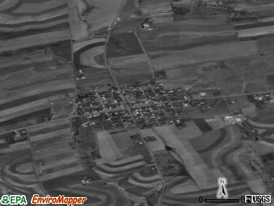 Berrysburg satellite photo by USGS