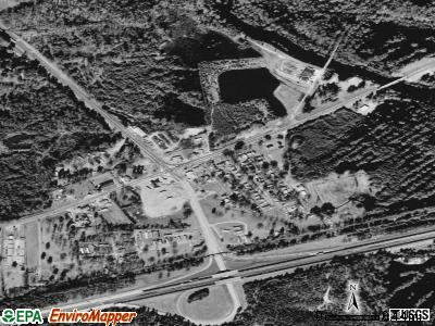 Dixie Inn satellite photo by USGS