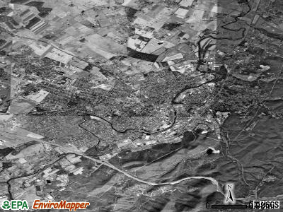 Waynesboro satellite photo by USGS