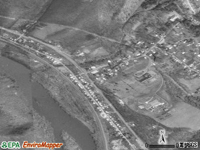 Mill Creek satellite photo by USGS