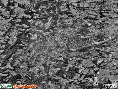 Shelby satellite photo by USGS