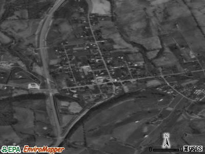 Hustonville satellite photo by USGS