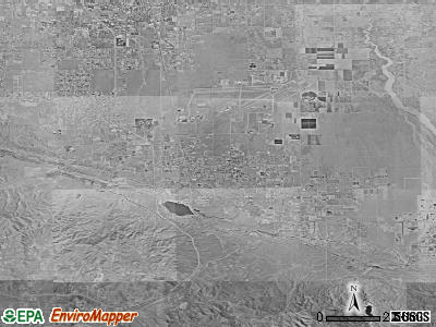 Palmdale satellite photo by USGS
