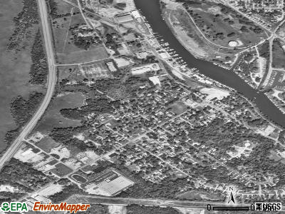 Grand River satellite photo by USGS