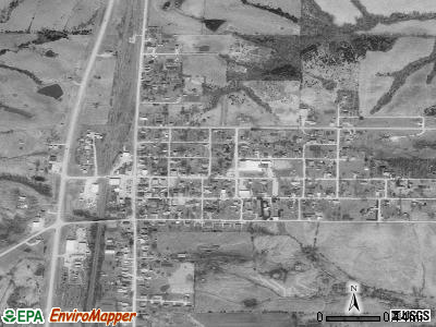 Biggsville satellite photo by USGS