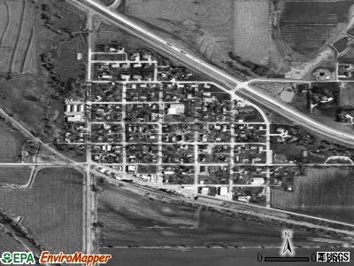 Unadilla satellite photo by USGS