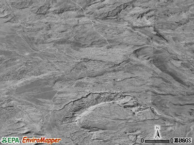 Beclabito satellite photo by USGS