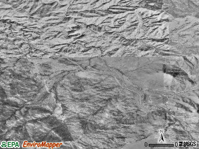 Keene satellite photo by USGS