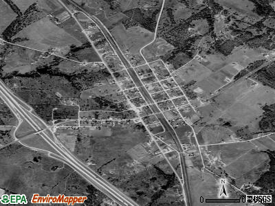 Sunset satellite photo by USGS