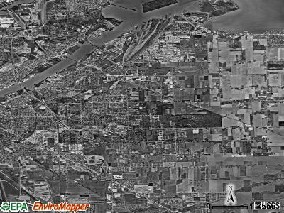 Oregon satellite photo by USGS