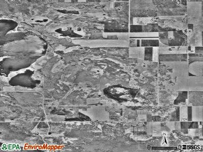 Pine Point satellite photo by USGS