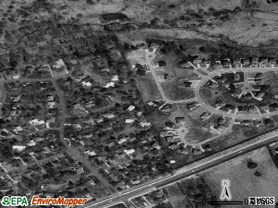 Creekside satellite photo by USGS