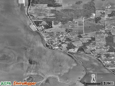 Bay View satellite photo by USGS