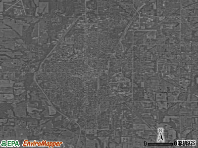 Pittsburg satellite photo by USGS