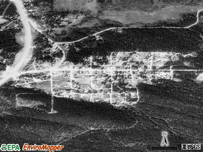 Martin City satellite photo by USGS