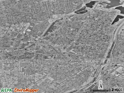El Monte satellite photo by USGS