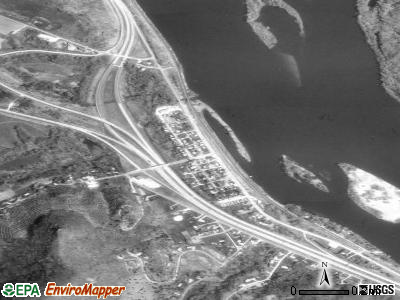 Dakota satellite photo by USGS